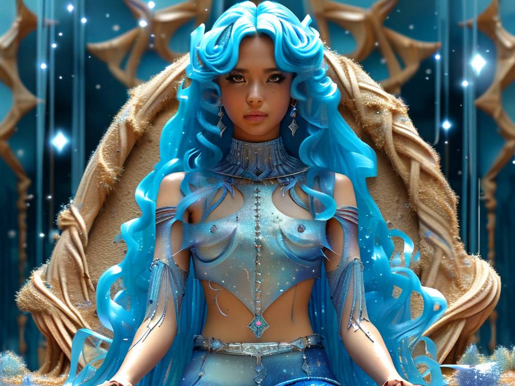 梦幻水瓶座图片大全 少女动漫