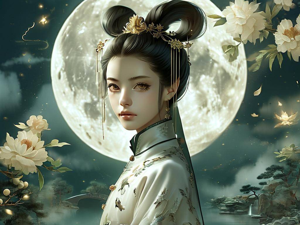 怎么画12星座动漫古风少女