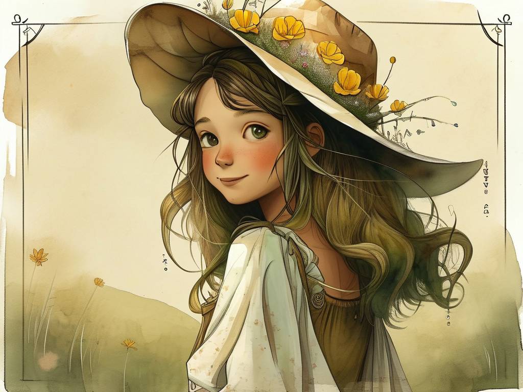 金牛座图片动漫少女简笔画