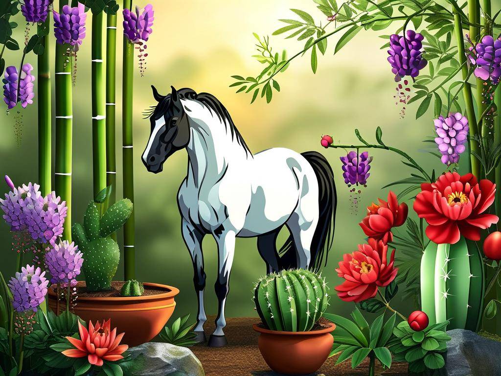 属马的种植什么植物比较好