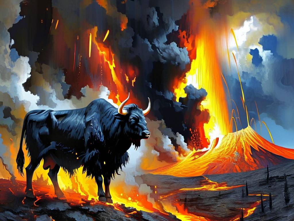 金牛座火山图片真实