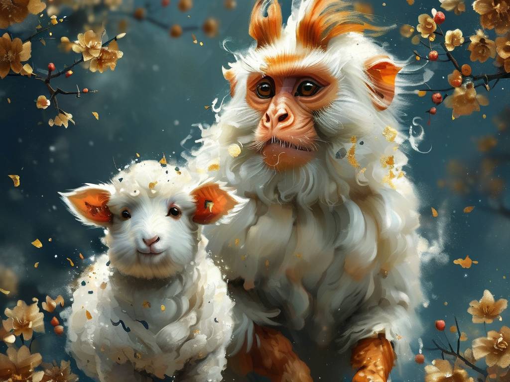 属羊属猴和马合财吗