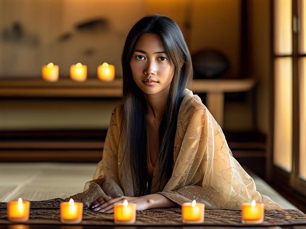 美女看手相图片(1)