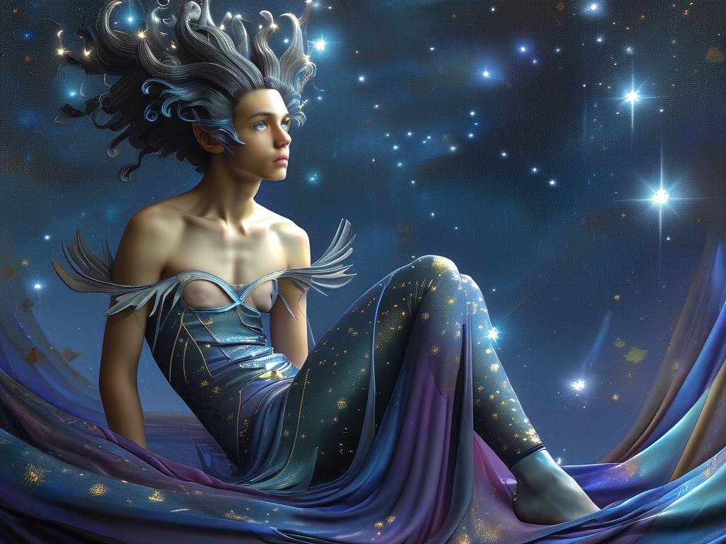 双子座图片星空图片专属人物(1)