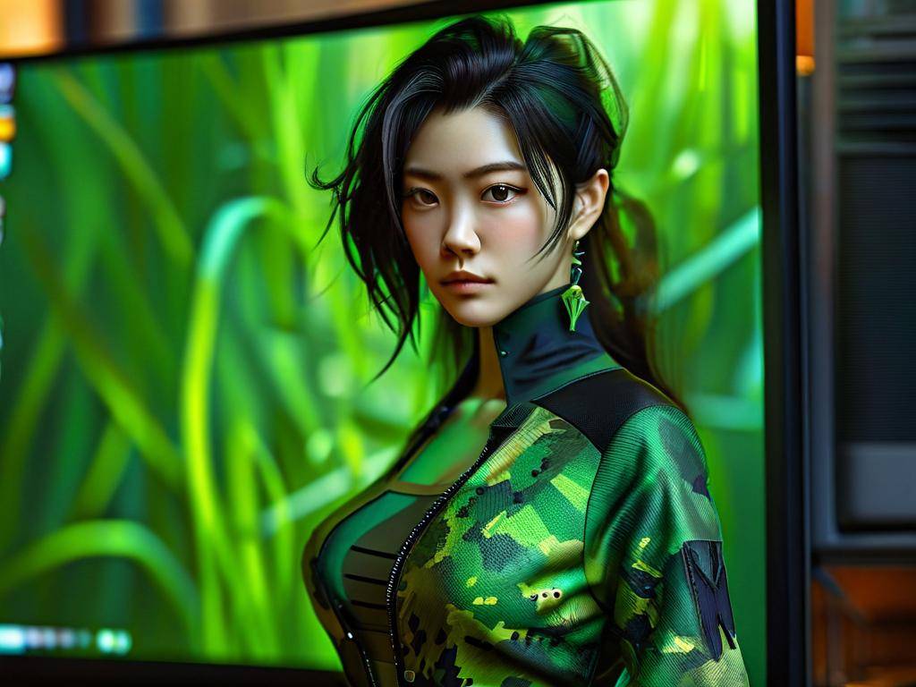 琪琪用激情绿茵皮肤遭郭家毅吐槽