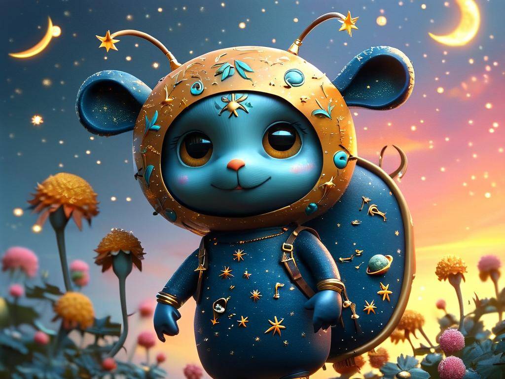 处女星座卡通萌图(1)