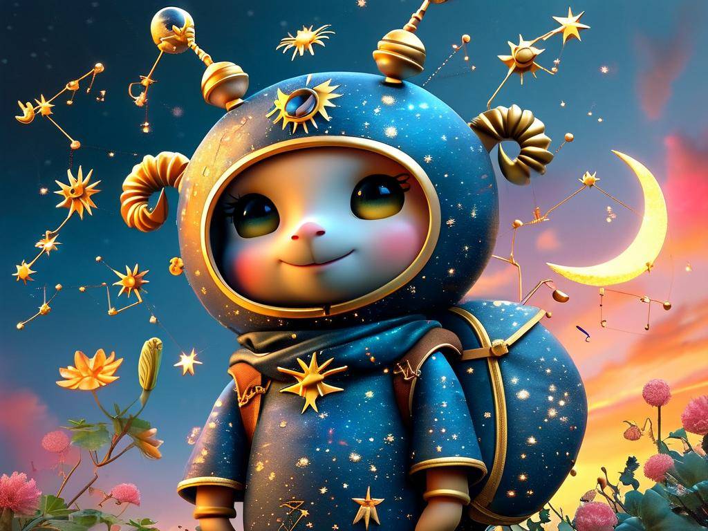 处女星座卡通萌图