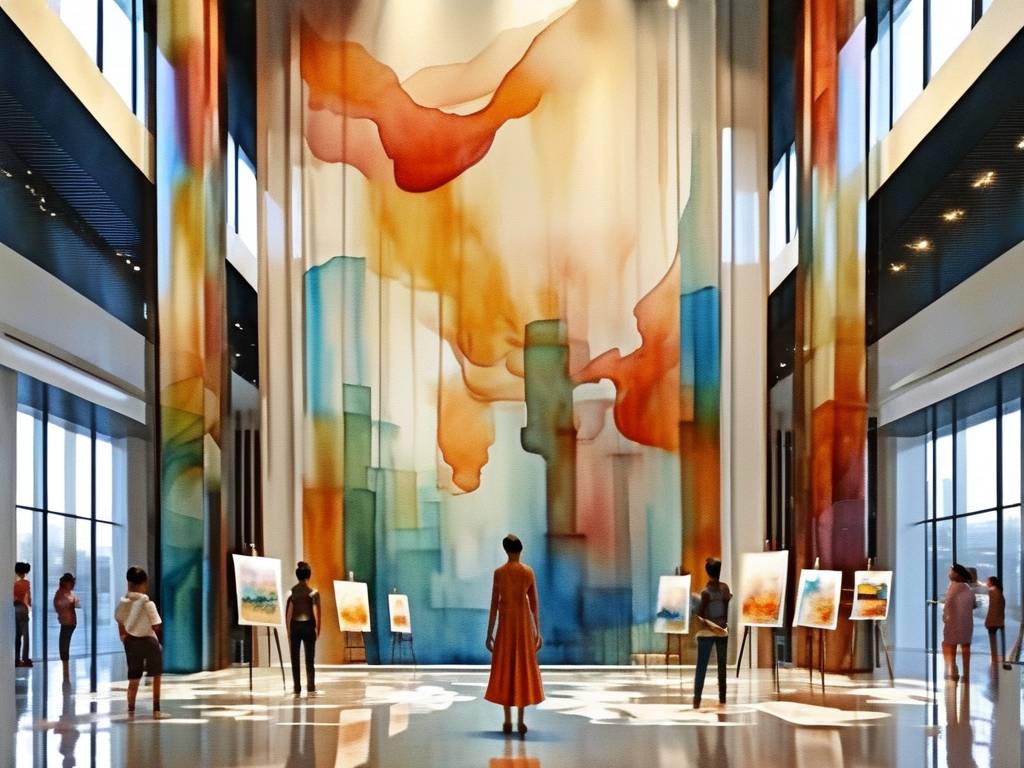 第三届全国水粉画大展开幕(1)