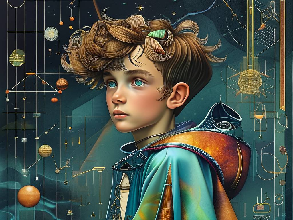 十二星座水瓶座简笔画男生