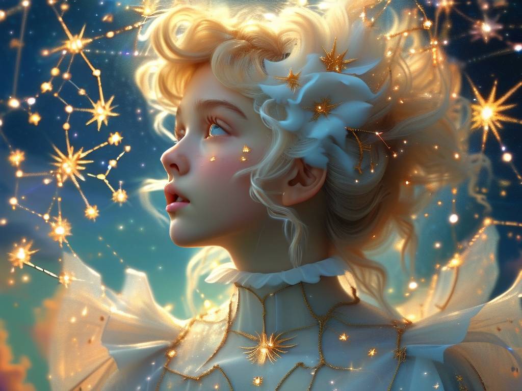 处女星座星空图片梦幻(1)