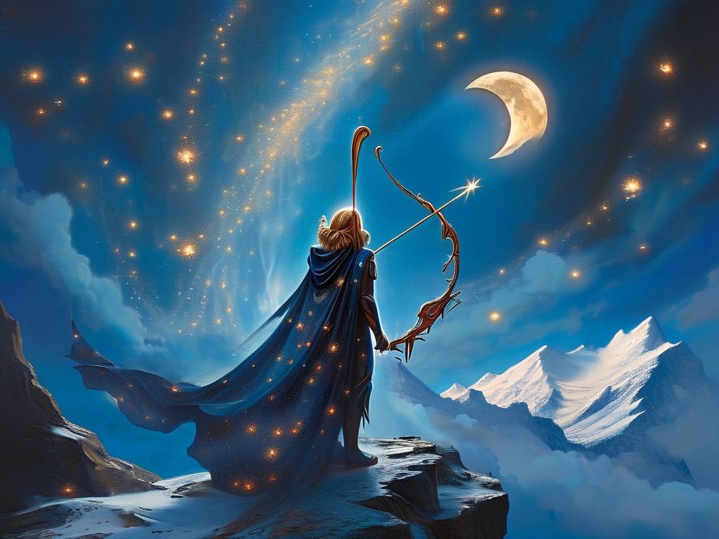 射手座星空图片大全 唯美
